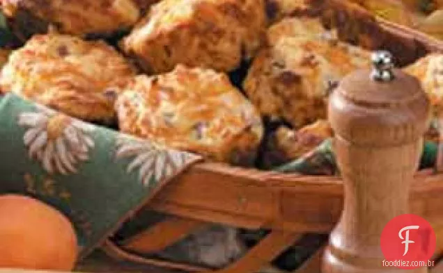 Muffins De Presunto E Queijo