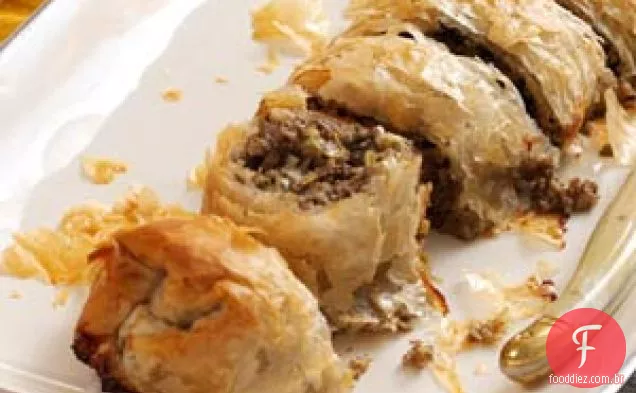 Strudel De Cogumelos E Alho-Poró
