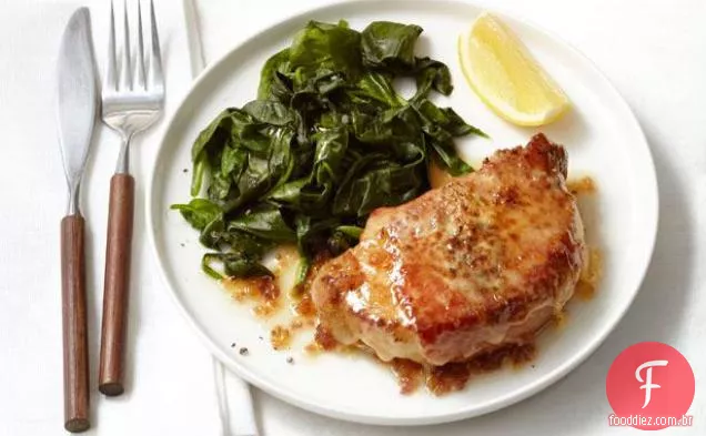 Costeletas De Porco Saltimbocca
