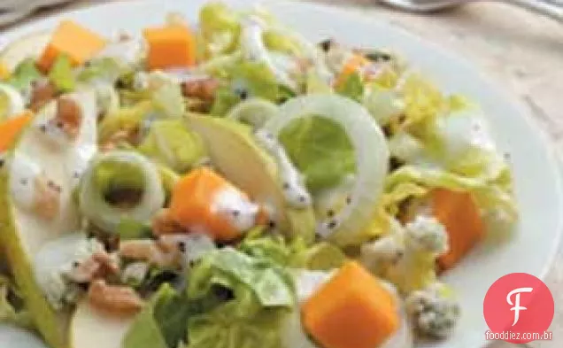 Salada De Pêra Com Queijo Azul