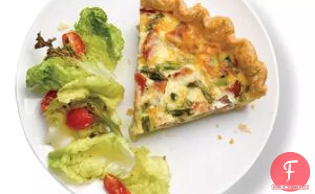 Quiche De Presunto E Aspargos