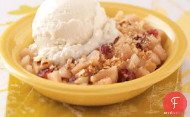 Crumble De Pêra Temperada