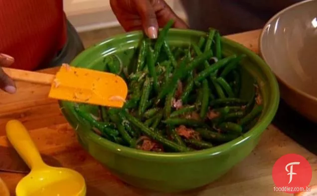 Salada de feijão verde da gina's