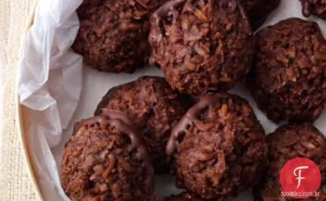 Macaroons De Macadâmia De Chocolate