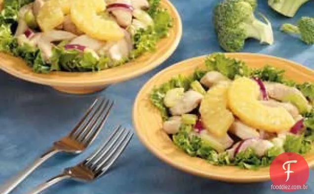 Salada de frango e ananás
