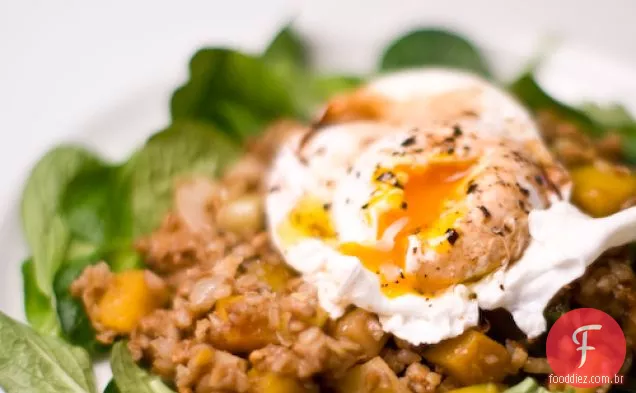 Salada De Baga De Trigo De Inverno Quente