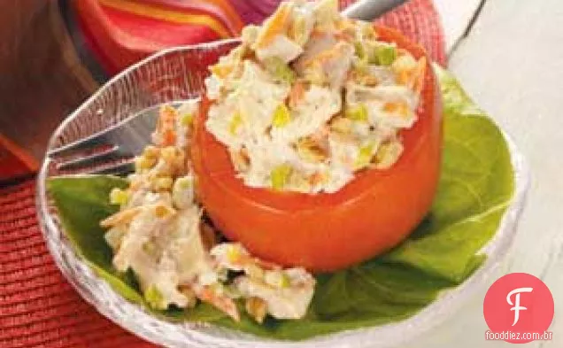 Tomates Recheados Com Frango