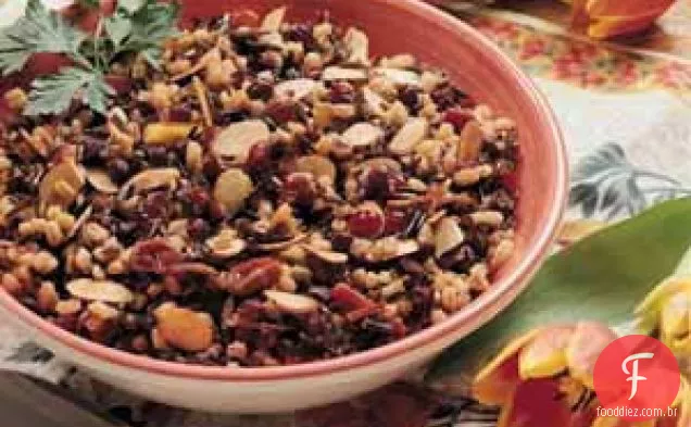 Arando Arroz Selvagem Pilaf