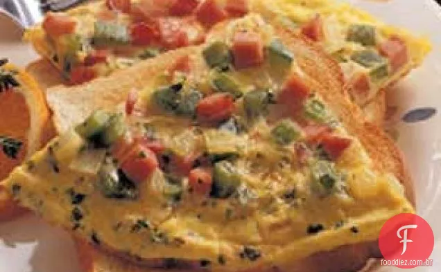 Sanduíche De Omelete Ocidental
