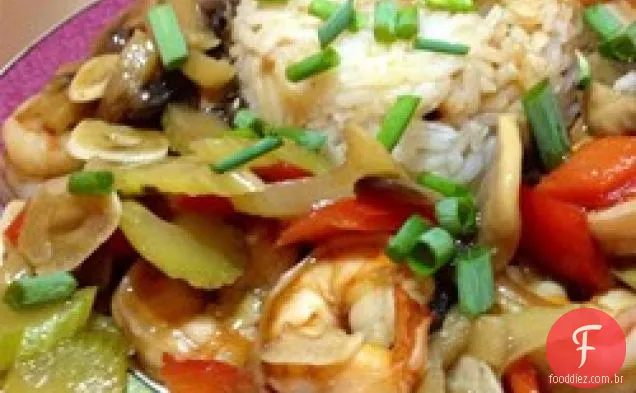 Camarão Stirfry