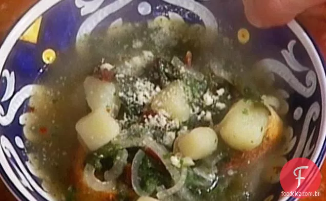 Sopa de pão da farwife: Cialledd ' alla Contadina