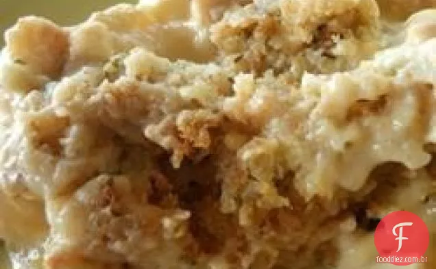 Caçarola de frango e molho