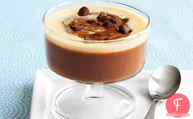 Pudim De Chocolate Com Baixo Teor De Gordura