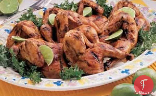 Galinhas De Caça Grelhadas