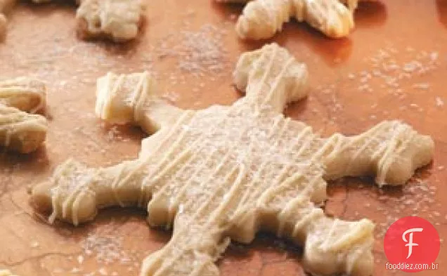 Biscoitos De Flocos De Neve Brilhantes