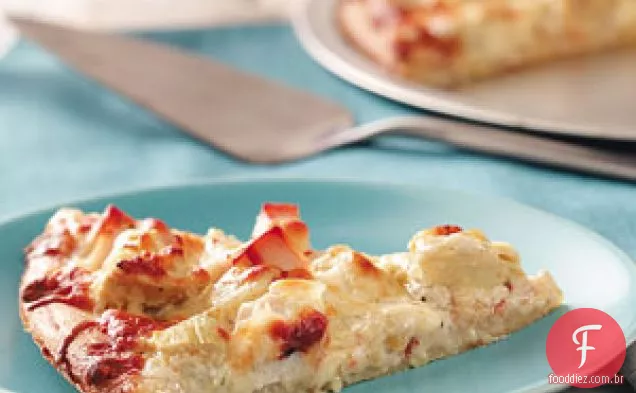 Pizzas De Alcachofra De Frango