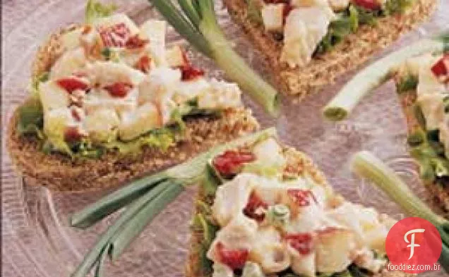 Sanduíches De Chá De Frango Ao Curry