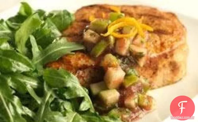 Salada De Porco Com Rúcula Murcha