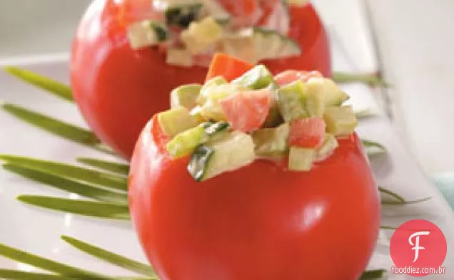 Tomates Recheados Com Vegetais