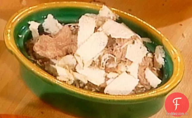 Mousse De Fígado de galinha com trufas: Spuma di fegati con Tartufo