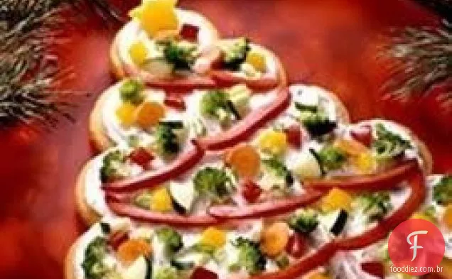 Aperitivos Vegetais Crescentes Em Forma De Árvore