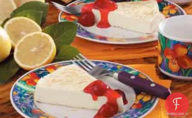 Cheesecake De Limão Sem Assar