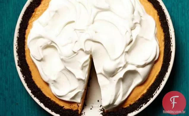 Torta De Chiffon Com Chocolate E Abóbora
