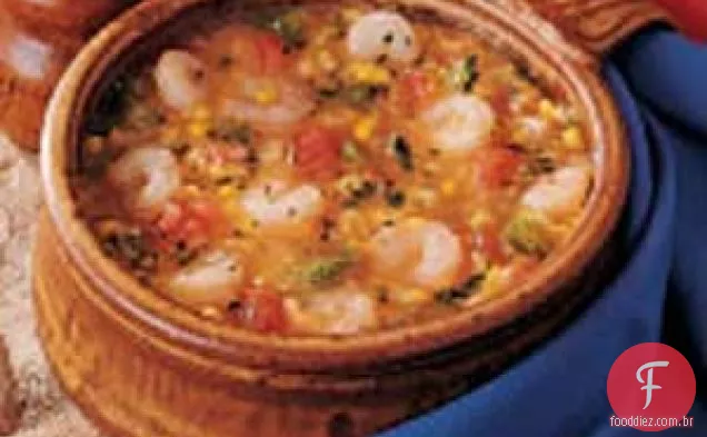 Sopa De Camarão Cajun