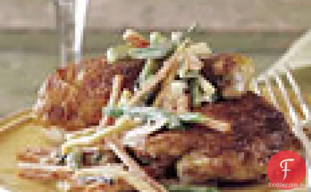 Frango com trufas e molho de champanhe