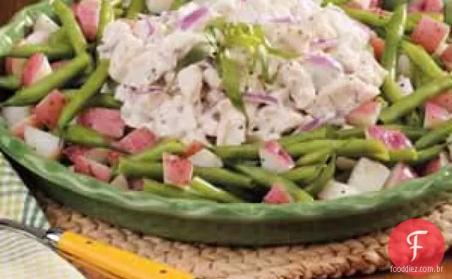 Salada De Frango Com Estragão Com Baixo Teor De Gordura