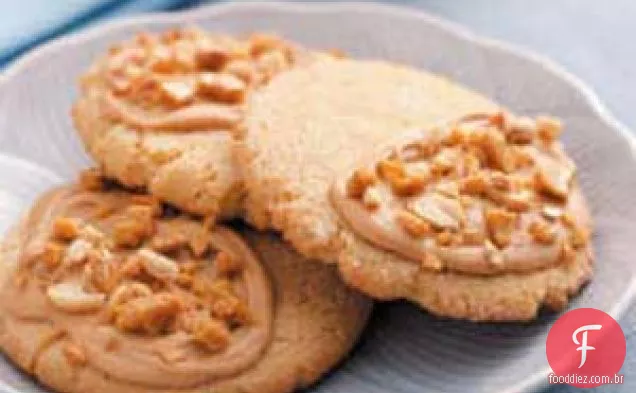 Biscoitos Quebradiços De Amendoim Gigantes