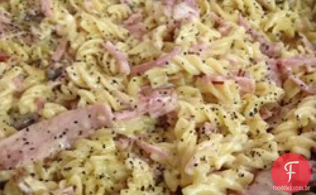Massa Carbonara rápida e cremosa