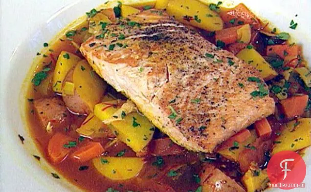 Salmão Refogado