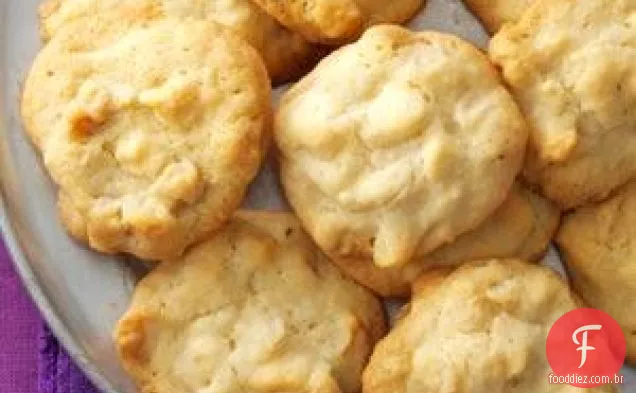 Biscoitos De Macadâmia Com Chocolate Branco