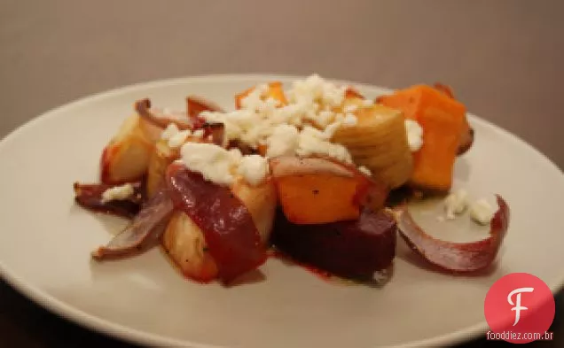 Salada De Legumes De Inverno Quente