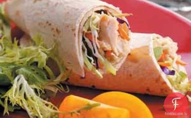 Frango Satay Wraps