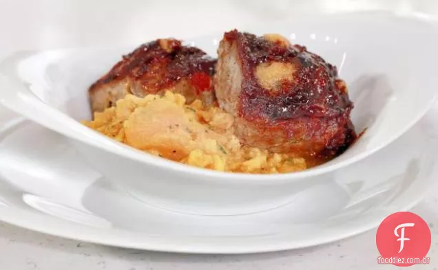 Chipotle BBQ Turquia Mini Meatloaves