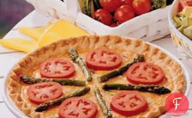 Quiche De Tomate Aspargos