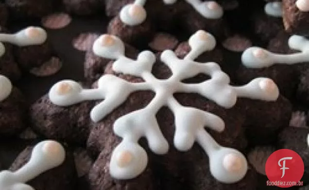 Biscoitos Com Corte De Chocolate