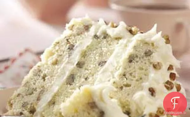 Bolo De Noz-Pecã Com Manteiga Torrada