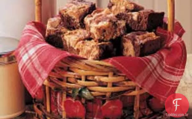 Brownies Do Redemoinho Da Manteiga De Amendoim