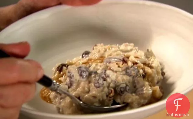 Pudim De Arroz Com Noz-Pecã