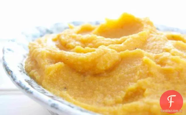 Purê De Raiz De Aipo De Cenoura