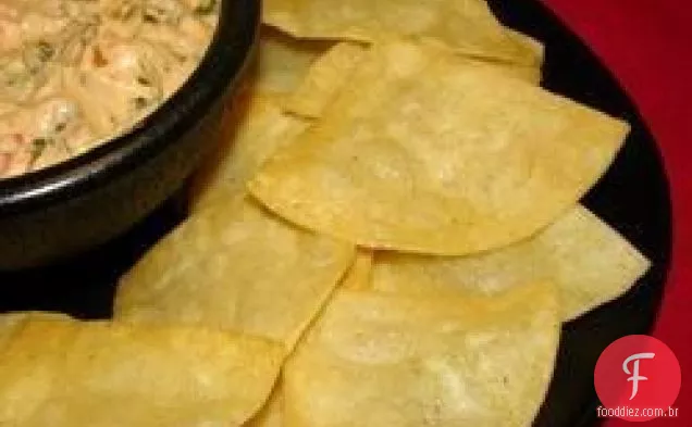 Triângulos De Tortilhas Frescas