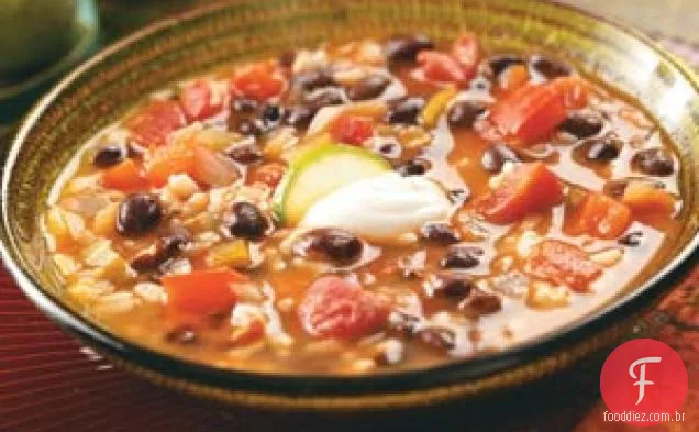 Sopa De Feijão Preto Do Sudoeste