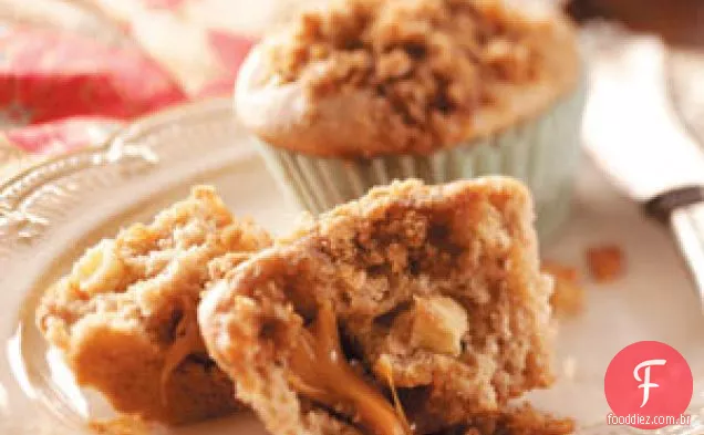 Muffins De Maçã E Caramelo