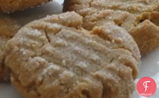 Biscoitos De Manteiga De Amendoim-Sem Glúten