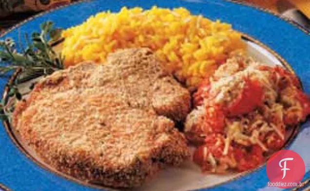 Costeletas De Porco Empanadas