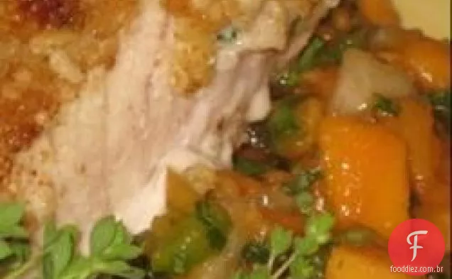 Mahi Mahi com mamão