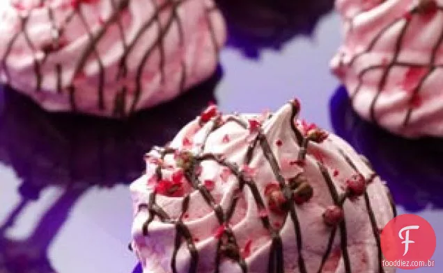 Merengues De Framboesa E Pimenta-De-Rosa
